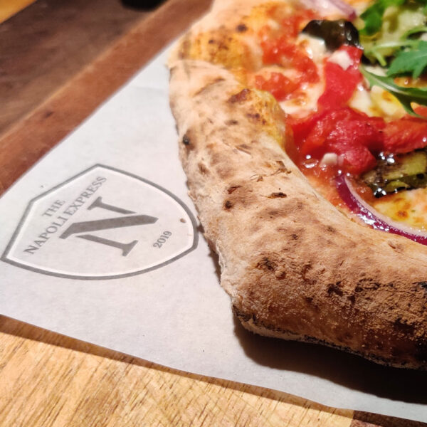 <strong> Build your own Pizza: </strong> Tomato Sauce, Mozzarella, Any 3 Additional Toppings